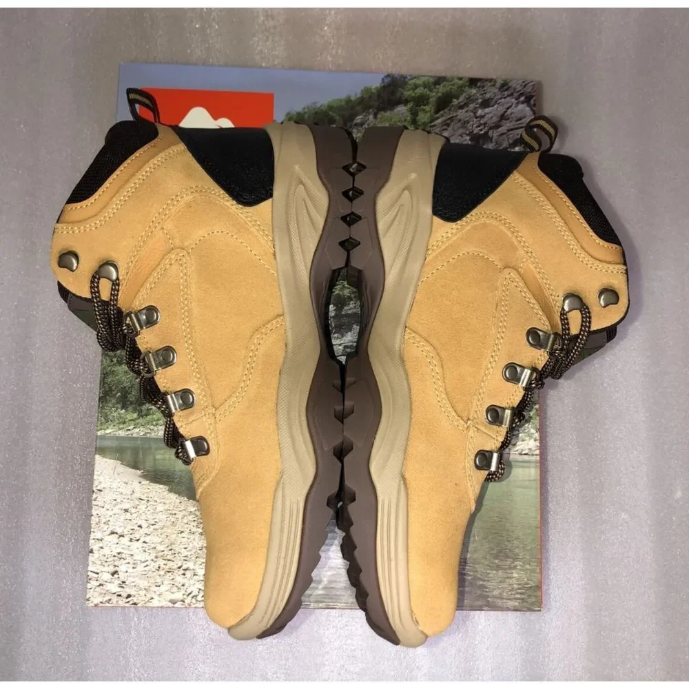 Ozark Trail M OT Free Edge Hiker Suede Wheat Boots Men's Size 13‎ Waterproof NEW